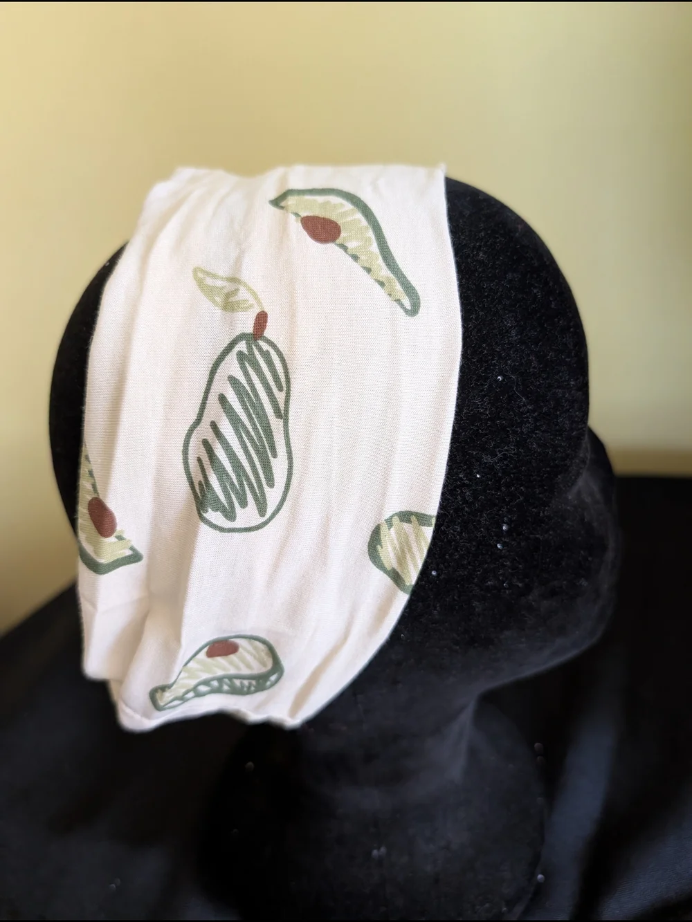 Hand Crafted Avocado Print Bohemian Headband